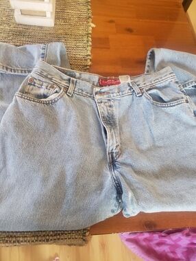 Levi's Light Blue Relaxed Fit Women's Jeans Womens Size 16 550s From 2004
